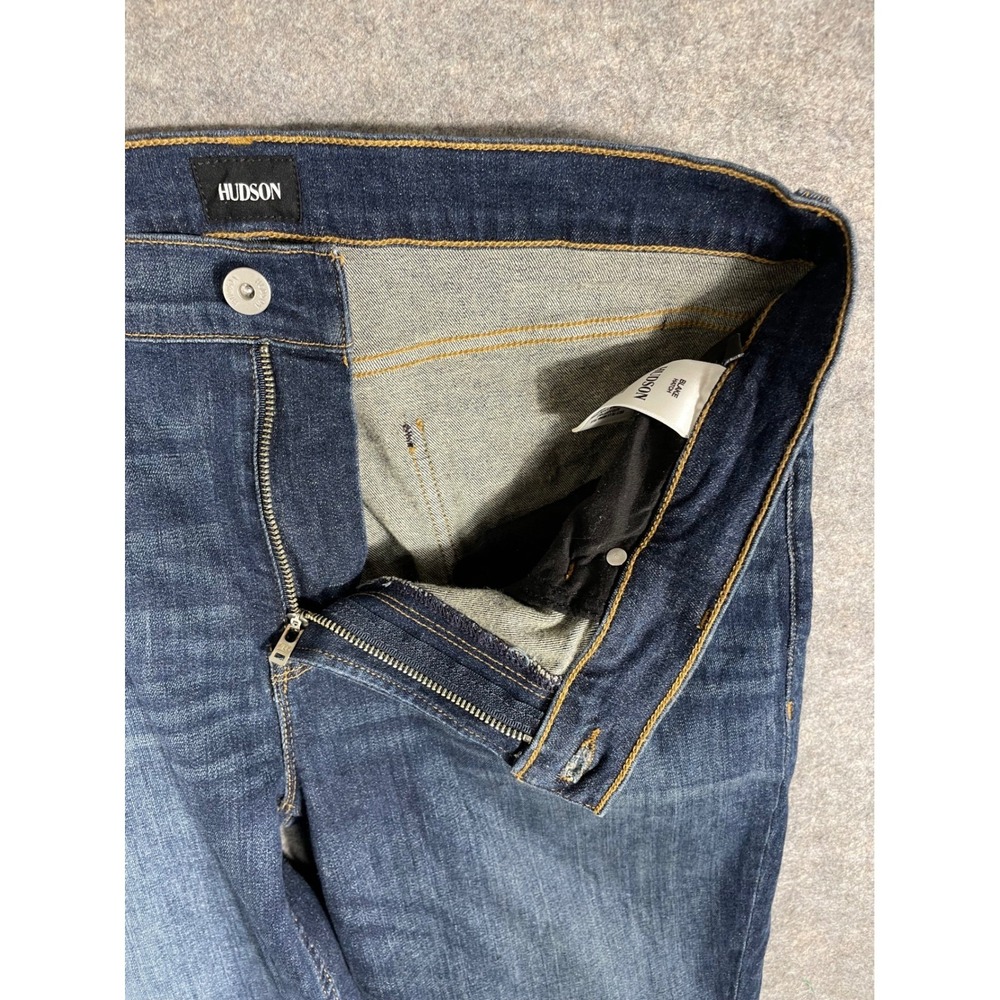 Hudson Blake Hatch Jeans Mens Size 36 Dark Wash Denim Casual Everyday - Picture 2 of 10